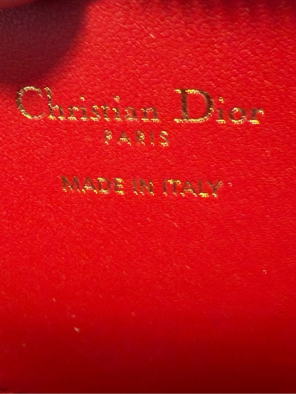 DIOR AMOUR CARO HEART POUCH WITH CHAIN - Picture 11 of 12